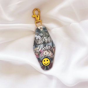 Pi Beta Phi keychain, Pi Phi, sorority keychain, greek letters, greek gift, big little, custom, bid day, Pi Phi gift, sorority gift basket