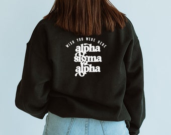 Alpha Signed Alpha Sweatshirt, Studentenverbindung Hoodie, Rekrutierung, große kleine Enthüllung, Alpha Sig, Angebotstag, Studentenverbindungsansturm, kundenspezifische Studentenverbindungsshirts