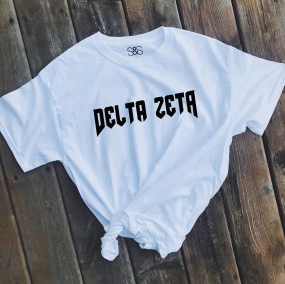 delta zeta stitched letters