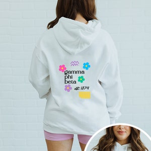 Gamma Phi Beta hoodie, GPhi, Gamma Phi, sorority hoodie, rush, bid day, sorority sweater, sorority gifts, bid day shirt, custom sorority tee