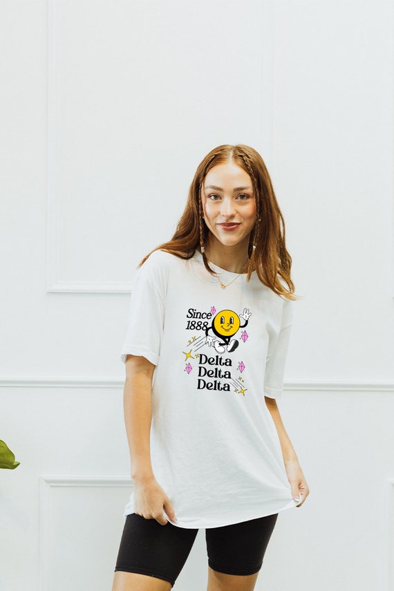 Tri-Delta Delta-Delta-Delta Sorority Greek Gift T-Shirt Tri-Delta Delta-Delta-Delta Sorority Greek Gift T-Shirt