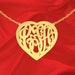 see more listings in the Heart Monogram Pendant  section