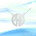 see more listings in the Block Monogram Necklace  section