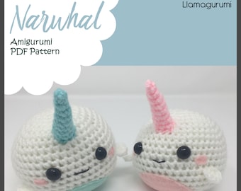 Narwhal Amigurumi Pattern