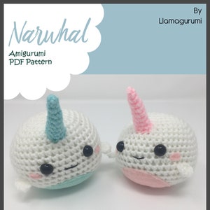 Narwhal Amigurumi Pattern