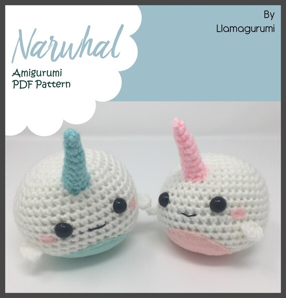 イッカクの編みぐるみパターン - Etsy 日本