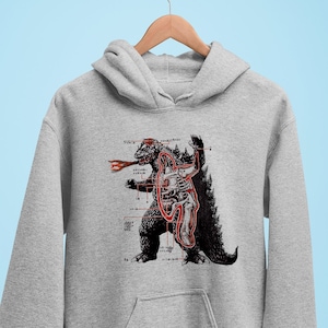 Godzilla kanji hoodie shop