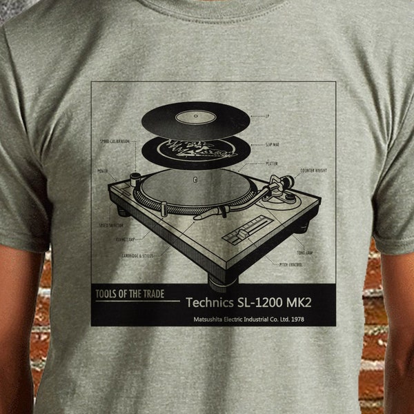 Technics SL-1200 MK2 T-shirt