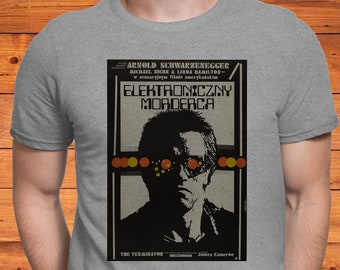 film posters 80s Vintage Unofficial Terminator Polish Inspired by Movie Retro Poster