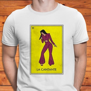 Vintage Selena Loteria Karte Poster Retro Mexikanische Ästhetik Super Soft T Shirt