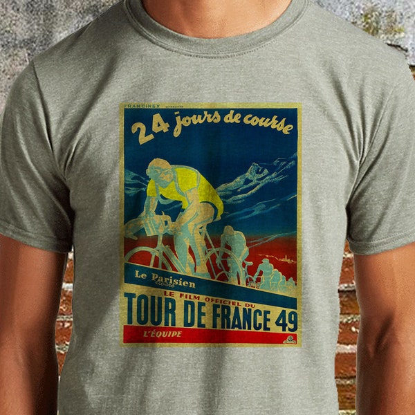 T-shirt vélo vintage Tour de France 1949