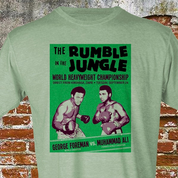 Vintage Rumble in the Jungle "Ali vs Foreman" T-shirt