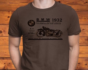 Vintage inspired BMW 1932 Motorcycle Super Soft T-shirt