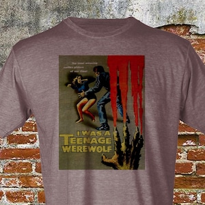 I Was A Teenage Werewolf Vintage Design T-shirt