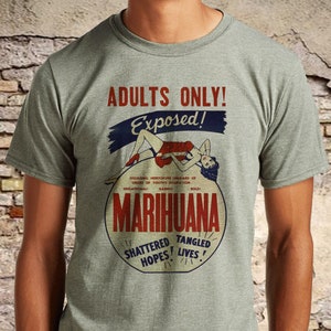 Marihuana Exposed Retro Ad Tee
