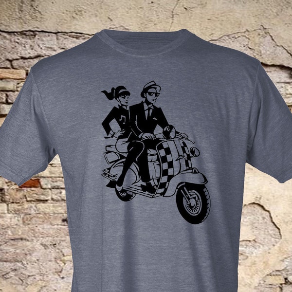 Rude Boy & Rude Girl Scooter riders T-shirt