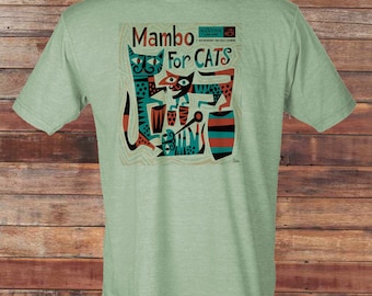 T-shirt rétro Mambo For Cats