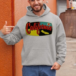Deluxe Soul Pullover Hoodie California Inspirierte Postkarte Vintage Ästhetik
