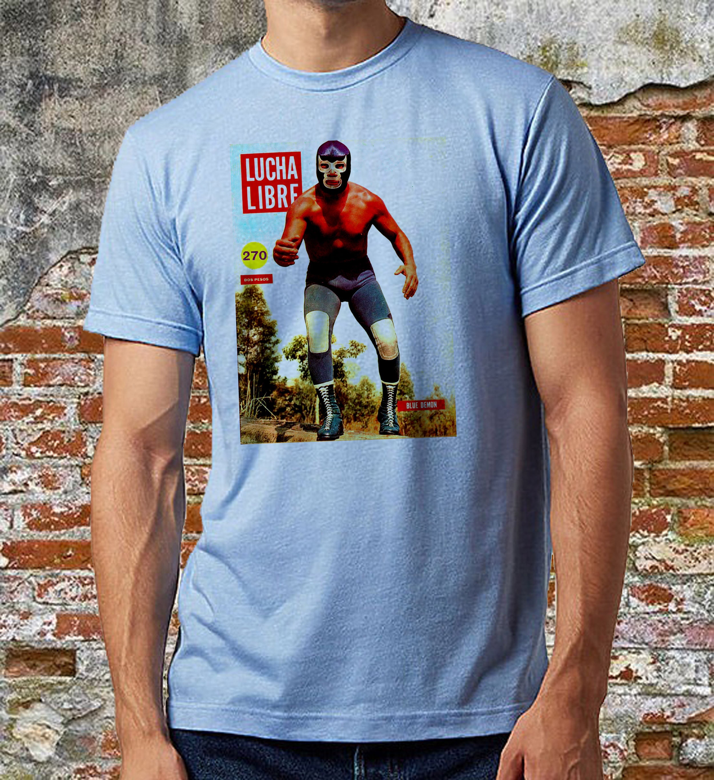 Lucha Libre: Blue Demon T-shirt | Etsy 
