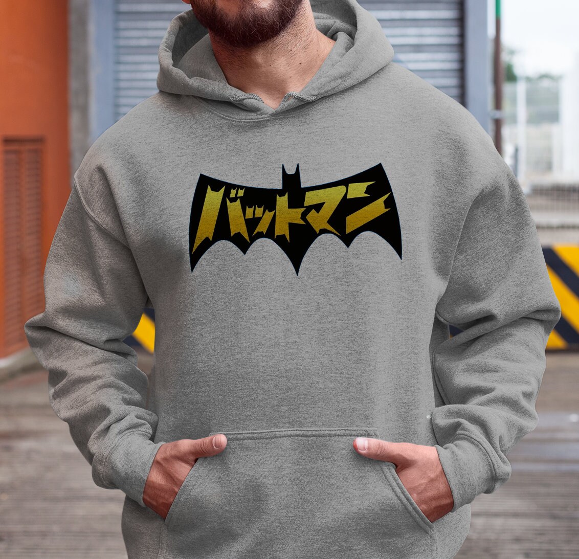 Pullover Hoodie Inoffizielle japanische Batman Vintage Comic Design Etsy