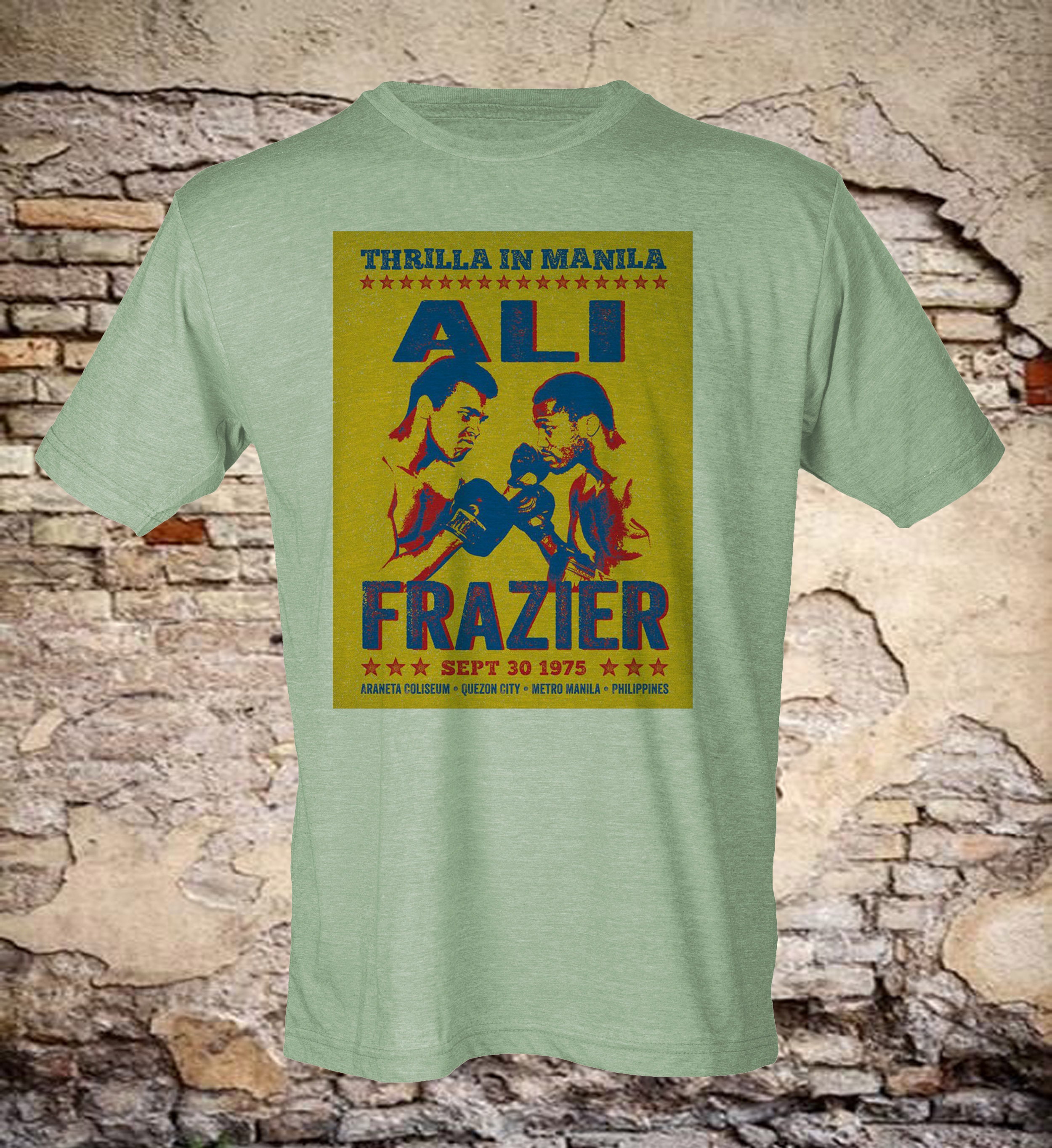 Vintage Style Ali Vs Frazier T-shirt - Etsy