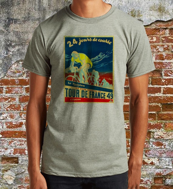 Vintage Tour De France 1949 bike T shirt