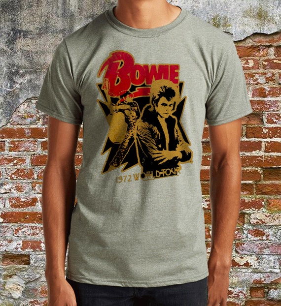 David bowie top t shirt etsy