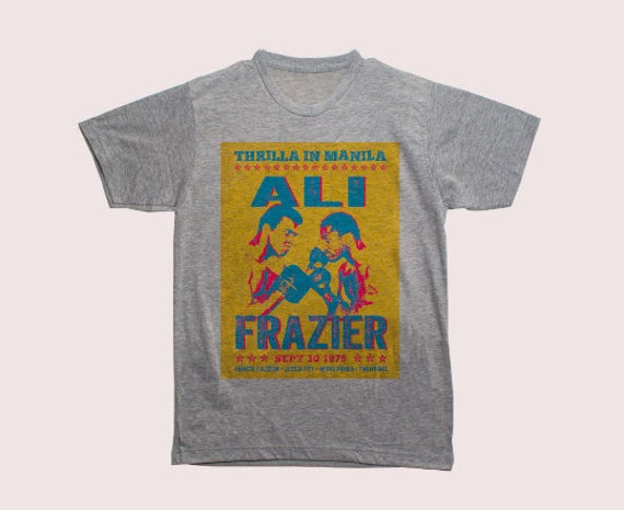 Vintage Style Ali Vs Frazier T-shirt - Etsy