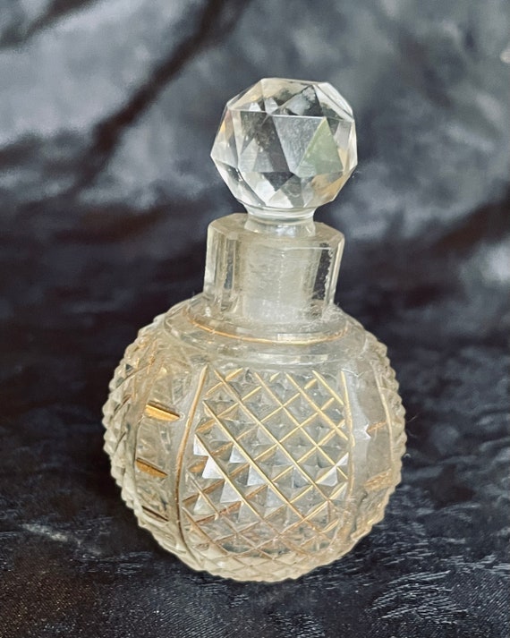 Vintage Crystal Perfume Bottle