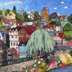 Riverside, Bridgnorth Giclee Print, Shropshire Landmark Painting
