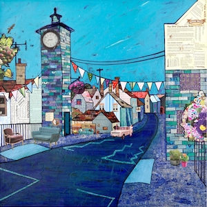 Low Town, Bridgnorth Giclee Print, Shropshire Landmark Painting