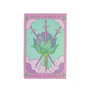 Purple Artichoke Tarot Seed Packet - Seeds