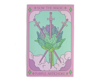 Purple Artichoke Tarot Seed Packet - Seeds