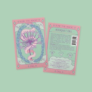 Bouquet Dill Tarot Seed Packet image 4