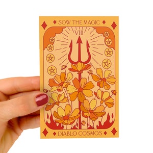 Paquete de semillas del tarot Diablo Cosmos