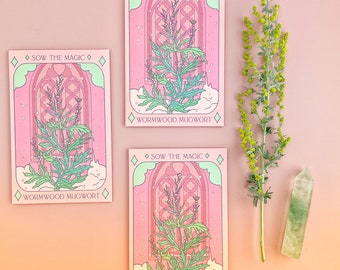 Wormwood Mugwort Tarot Seed Packet - Seeds