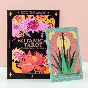 Baraja de Tarot Botánico + Guía de Sow The Magic Edición Limitada