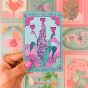 Glas Edelstein Corn Tarot Samen Paket - Samen