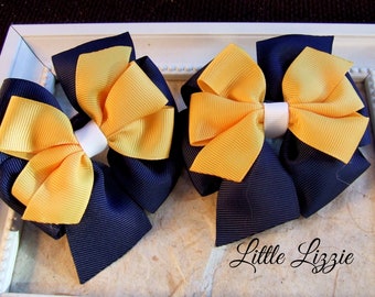 School Bows, Hair Ties Or Clips, Made To Order, Made to Match