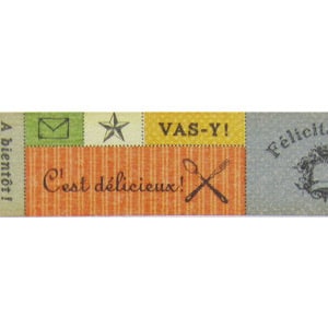 MT Ex Messages wide washi tape (1 metre)