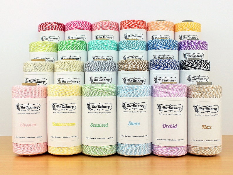 Choose 10 colours The Twinery baker's twine 3 metres Etsy