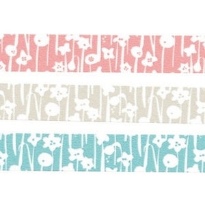 Classiky pastel flowers washi tape sampler set