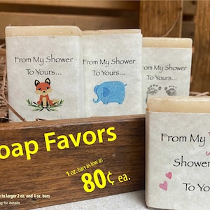 bridal shower favors soap from my shower to yours unique bridal shower favors rustic bridal shower favors DIY party favor gifts mini soaps image 8
