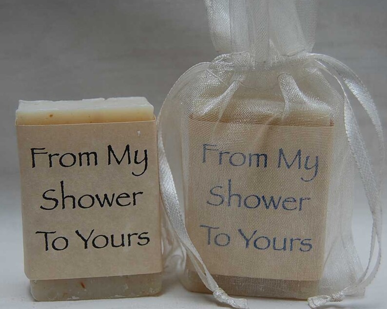 Bridal shower favors soap from my shower to yours unique Etsy