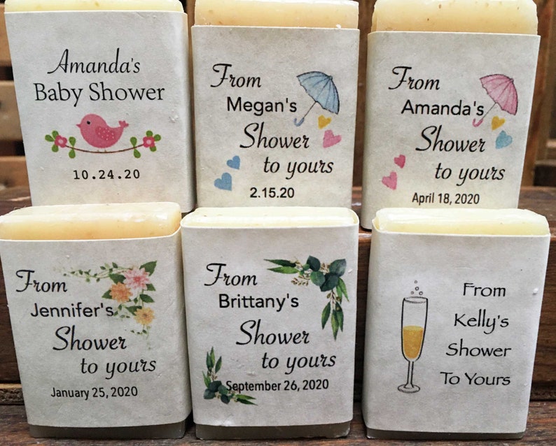 baby shower favors soap party favors personalized boy girl woodland fox bambi owl elephant mini guest soaps image 4