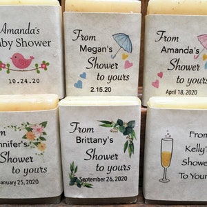 Bridal shower favors wedding favors Bridal Favor guest soap favors Personalized Favors 1 oz soap favors image 4