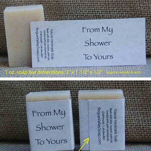 bridal shower favors soap from my shower to yours unique bridal shower favors rustic bridal shower favors DIY party favor gifts mini soaps image 2