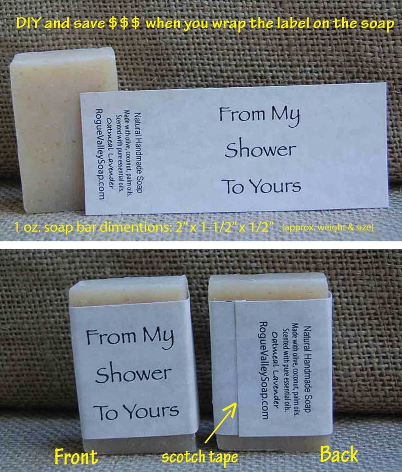 Bridal shower favors soap from my shower to yours unique Etsy