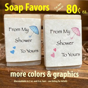bridal shower favors soap from my shower to yours unique bridal shower favors rustic bridal shower favors DIY party favor gifts mini soaps image 7