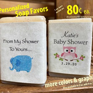 baby shower favors soap party favors personalized boy girl woodland fox bambi owl elephant mini guest soaps image 5